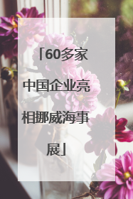 60多家中国企业亮相挪威海事展