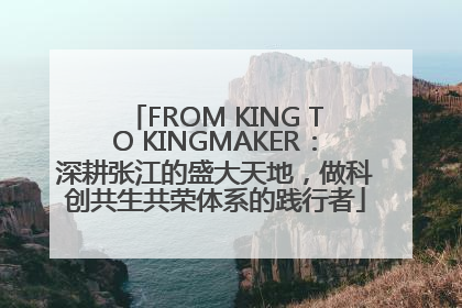 FROM KING TO KINGMAKER：深耕张江的盛大天地，做科创共生共荣体系的践行者